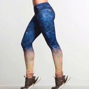 Onzie Yoga Leggings Multicolored Galaxy M/L